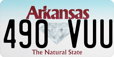 AR license plate 490VUU