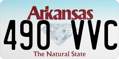 AR license plate 490VVC