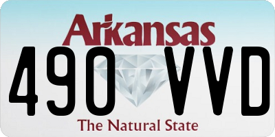 AR license plate 490VVD