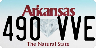 AR license plate 490VVE