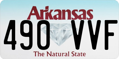 AR license plate 490VVF
