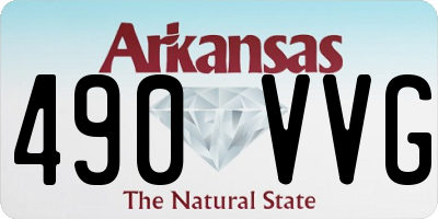 AR license plate 490VVG