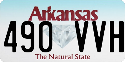 AR license plate 490VVH
