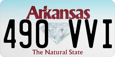 AR license plate 490VVI