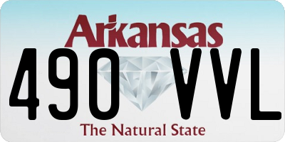 AR license plate 490VVL