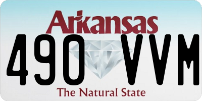 AR license plate 490VVM