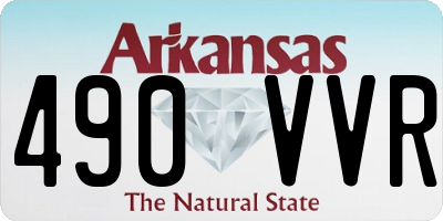 AR license plate 490VVR