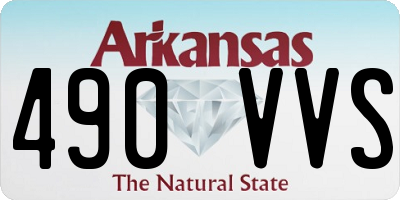 AR license plate 490VVS