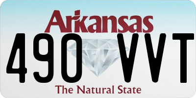 AR license plate 490VVT