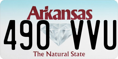 AR license plate 490VVU
