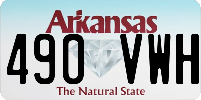 AR license plate 490VWH