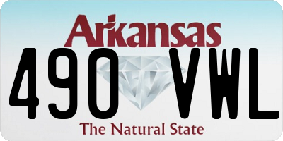 AR license plate 490VWL
