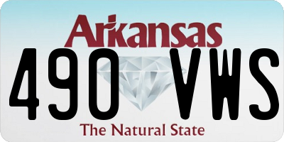 AR license plate 490VWS