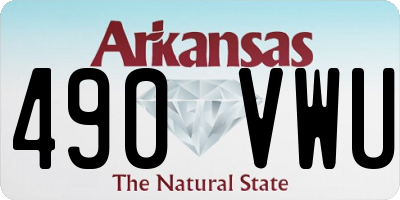 AR license plate 490VWU