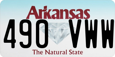 AR license plate 490VWW