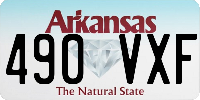 AR license plate 490VXF