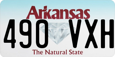 AR license plate 490VXH