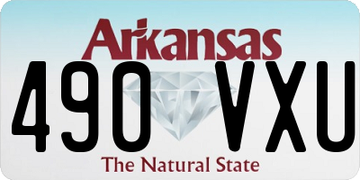 AR license plate 490VXU