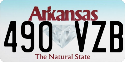 AR license plate 490VZB