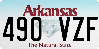 AR license plate 490VZF