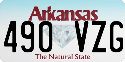 AR license plate 490VZG