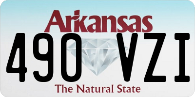 AR license plate 490VZI
