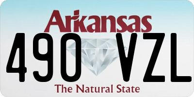 AR license plate 490VZL