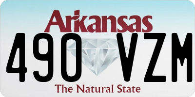 AR license plate 490VZM
