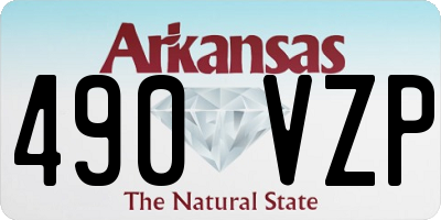 AR license plate 490VZP