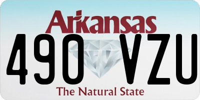 AR license plate 490VZU
