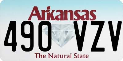 AR license plate 490VZV