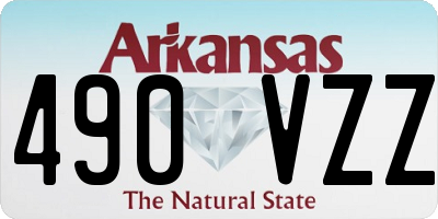 AR license plate 490VZZ