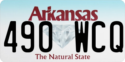 AR license plate 490WCQ