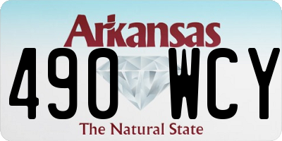 AR license plate 490WCY