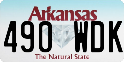 AR license plate 490WDK