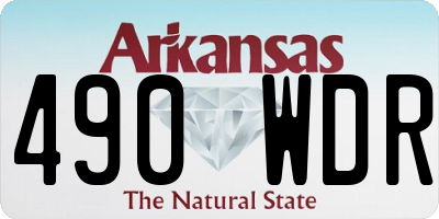 AR license plate 490WDR