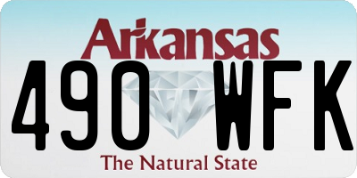 AR license plate 490WFK