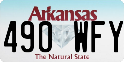 AR license plate 490WFY