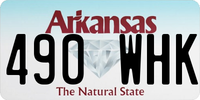 AR license plate 490WHK