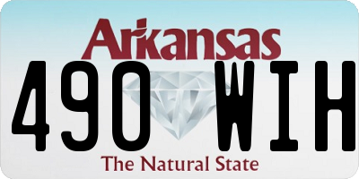 AR license plate 490WIH