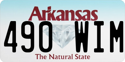 AR license plate 490WIM