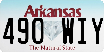 AR license plate 490WIY