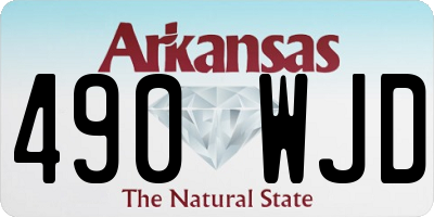 AR license plate 490WJD