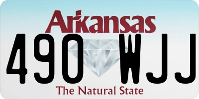 AR license plate 490WJJ