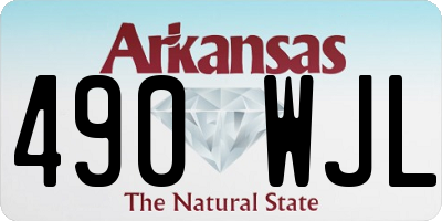 AR license plate 490WJL