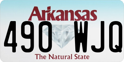 AR license plate 490WJQ