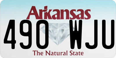 AR license plate 490WJU