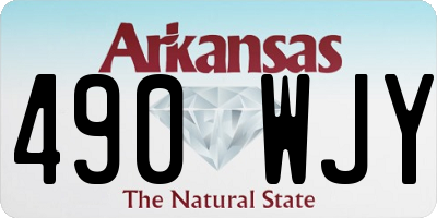 AR license plate 490WJY