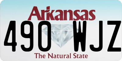 AR license plate 490WJZ