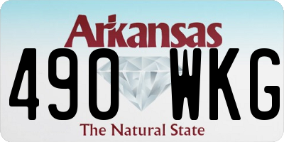 AR license plate 490WKG